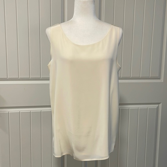 Nordstrom 90’s Y2K Silk Classiques Entier Sleeveless Top - Picture 1 of 10